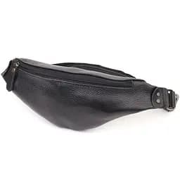 Зручна сумка бананка для чоловіків із зернистої натуральної шкіри SHVIGEL 29х11х4,5 см sum0027426