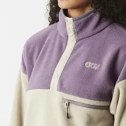 Реглан флісовий Picture Organic Arcca 1/4 Women XL Білий-Фіолетовий - мініатюра 5
