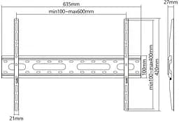 Кріплення для телевізора / кронштейн UniBracket BZ03-60 43-76'' [39586] - мініатюра 5
