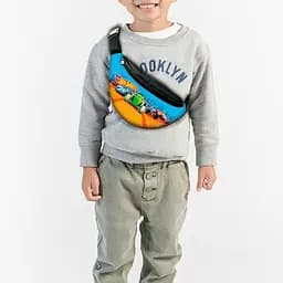 Сумка-бананка детская Хот Вилс "Hot Wheels" с принтом ,32х15см,сумка для мальчика  через плечо (00159)