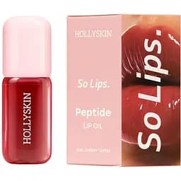 Зволожувальна олія для губ Hollyskin So Lips. Peptide Lip Oil 008. Cherry Toffee (0424h)