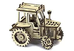 Дерев'яний конструктор Трактор John Deere 93 деталі - мініатюра 4