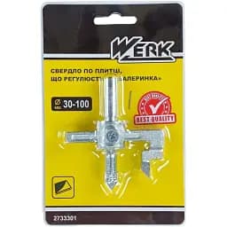 Свердло по плитці Werk Балеринка 30-100 мм (77341) 