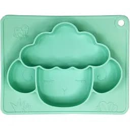 Силиконовая тарелка-коврик Mega Zayka Баранчик MGZ-0125 (Turquoise)