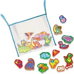 Набір наклейок для ванної 4M Динозаври Bubblie Duckie 00-04747 Іграшки для ванної купання