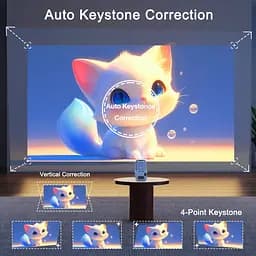 Проектор H96 MAX B11 LED LCD HD 200AL 16:9 H716 2G/16G Android 11.0 HDMI WiFi BT сірий (H96 MAX_B11) - мініатюра 3