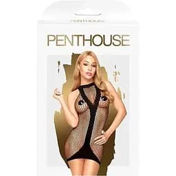 Міні-сукня з декором у вигляді келиха шампанського Penthouse Ride or Die Black, XL