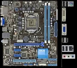 Материнская плата Asus P8H61-M LGA 1155 (P8H61-M LE) Б/У