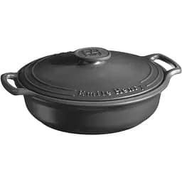 Кастрюля Emile Henry Sublime с крышкой керамическая 38.5х34х8.5 см 3.2 л серая (774793)