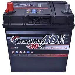 Акумулятор BlackMax 6СТ-40Ah 330A Asia (+/-) ТК B4019 187х127х225 мм