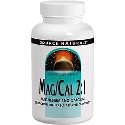 Магній та кальцій Source Naturals Mag/Cal 2:1, 90 капсул
