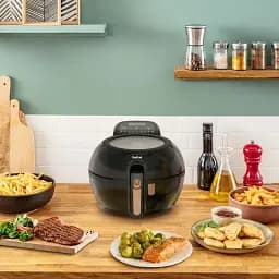 Аерогриль Tefal ActiFry & Grill Genius 1500 Вт чорно-золотий (FZ775810) - мініатюра 7