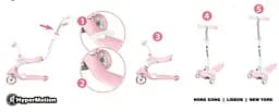 Дитячий самокат HyperMotion 5 в 1 Pink (HYPER 5IN1 ROZ) - мініатюра 8