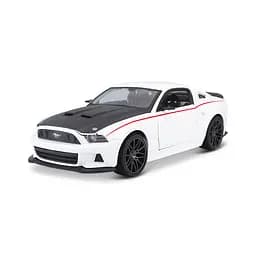 Ігрова автомодель Maisto Ford Mustang Street Racer 2014, білий, 1:24 (31506 white)