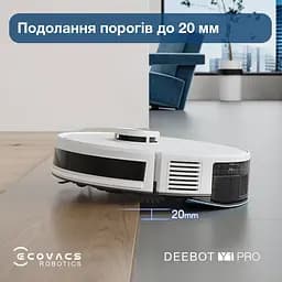 Робот-пилосос Ecovacs Deebot Ozmo Y1 Pro White (DLX34 White) - мініатюра 4