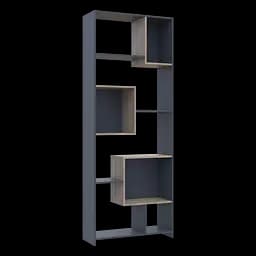 Етажерка висока Doros B1S Графіт/Дуб Сонома 81х30х210 (41516040) - мініатюра 3