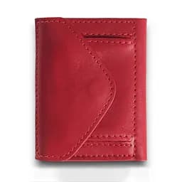 Кожаный женский кошелек Grande Pelle 8х10х2 см. nsa0001394