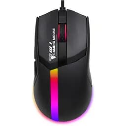 Проводная мышь Jedel GM1401 игровая с RGB подсветкой черная