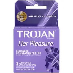 Упаковка 3 шт. Trojan Her Pleasure Sensation