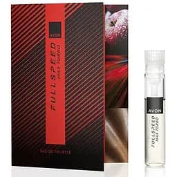 Листівка з пробним зразком Avon Туалетної води Full Speed Max Turbo 0.6 мл (158511221)
