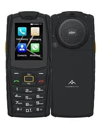 Кнопковий телефон AGM M7 1/8Gb Black (Клавіатура з кирилицею)