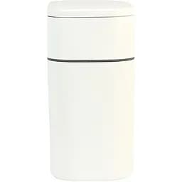 Мусорное ведро МВМ My Home с крышкой 300х165х320 мм бело-серое (BIN-23 10L WHITE/GRAY)