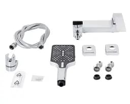 Змішувач для ванни Qtap Swan Cascada, Chrome (k35) з душовим гарнітуром QTSWA260CRM45565 - мініатюра 6