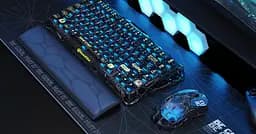 Комп'ютерна миша GravaStar Mercury M2 BT/WL/USB-A RGB чорно-прозорий teh0024921 - мініатюра 6