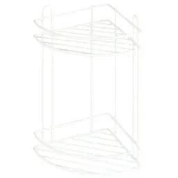 Полиця кутова Ekodeo 2-ярусна Simple біла (L3222)