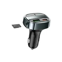 FM модулятор HOCO E70, Black, Box - мініатюра 2