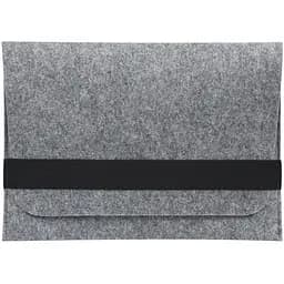 Чехол-конверт GM15 для Macbook 14 горизонтальный войлочный светло-серый