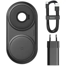 Baseus Planet 2in1 Wireless Charging Quick Charger 12V/2A USB Для типа-C 3A 1m