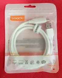 Кабель високошвидкісний Toocki USB Type C 6A 100W білий - мініатюра 2