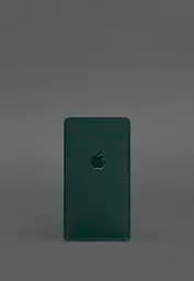 Кожаный чехол для iPhone 12 Зеленый Crazy Horse