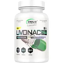 Амінокислота Genius Nutrition Livonac 750 60 капсул
