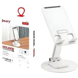 Держатель Jmary MK-59 для устройств настольный металлический с поворотом 360° белый