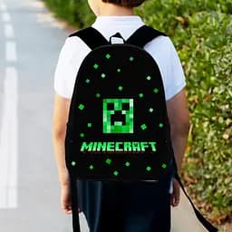 Рюкзак дитячий майнкрафт "Minecraft" 34х27см, міський ранець для хлопчика з принтом (00183)