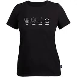 Футболка Fram Eat climb sleep repeat S Черная (1044-id_7858)