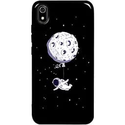 Чехол-накладка Toto Pure TPU 2 mm Print Case Xiaomi Redmi 7A #47 Space Moon Black