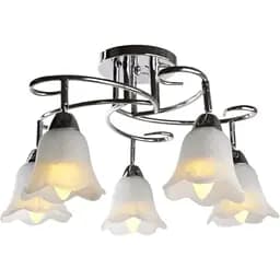 Люстра стельова Brille класична E14 40W CH (LK-365C/5)