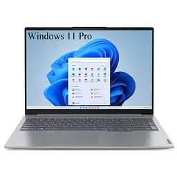 Ноутбук Lenovo ThinkBook 16 G6 IRL, 16 WUXGA 1920x1200 IPS 300nits, Intel Core i5- 13420H 8- core, 48 GB DDR5, 512 GB SSD m2 PCIe, 1TB SSD m2 PCIe, Intel UHD, Windows 11 Pro, алюминиевый корпус 1, 70 кг Arctic Серый