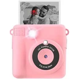 Дитяча камера з принтером рожева