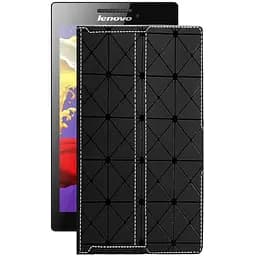 Чехол StatusCASE из экокожи для планшета Lenovo Tab 2 A7-10 Черный ромб