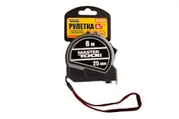 Вимірювальна рулетка MasterTool 8 м x 25 мм 2 фіксатора 60-8025 - мініатюра 2