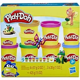 Набір пластиліну Hasbro Play-Doh Bright Rainbow 9 баночок (F7369_F7965)