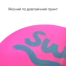 Дитяча Шапочка для плавання 6-12 років Renvo Junia JR Рожевий OSFM (1SC510-05) - мініатюра 4