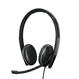 Гарнітура Sennheiser комп'ютерна стерео On-Ear ADAPT 165T USB II 3.5 мм USB односпрямований Microsoft Teams 1.8 м Чорний (1000902) - мініатюра 2