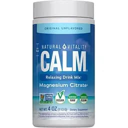 Магній Natural Vitality Calm 350 мг без ароматизаторів 113 г