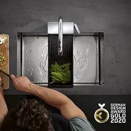 Змішувач Hansgrohe Aquno Select М81 170 3jet кухонний з витяжним виливом Sbox 73831800 Stainless Steel Нержавіюча сталь - мініатюра 4