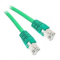 Патч-корд 0.5м S/FTP Cat 6A CU LSZH green Cablexpert (PP6A-LSZHCU-G-0.5M) - мініатюра 1